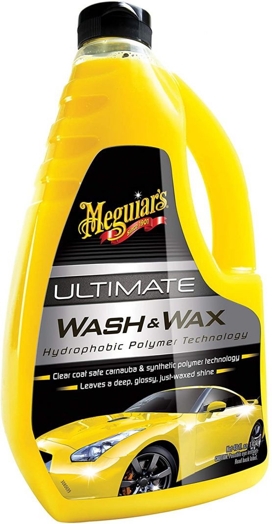 Meguiar's G17748EU Ultimate Car Wash & Wax 1.4L, Hydrophobic Polymer Technology