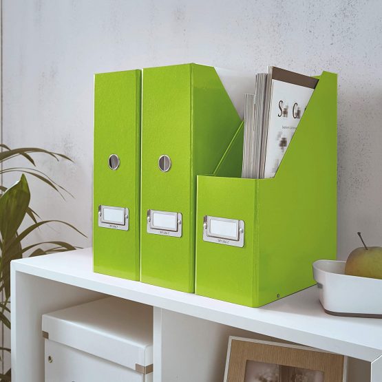 Leitz 60470054 A4 Magazine File, Click and Store Range, Green - Image 2