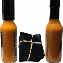 45 x 52 mm Black Perforated Shrink Band for Sauce Bottles and Other Liquid Bottles [Compatible Diameter Range: 19 mm – 25 mm] Pack of 250