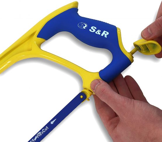 S&R Saw Blades Set for Hacksaw 4-Pcs.: 2X Molybdenum Steel Saw Blade 12"/ 300 mm x 24 tpi, 1x Bi-Metal Saw Blade 12"/ 300 mm x 18 tpi, 1x bi-Metal Saw Blade 12"/ 300 mm x 24 tpi, Made in Germany - Image 2