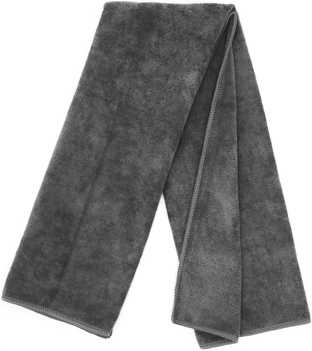BW&HM Gym Towel Men Sweat Towel Sports towel Quick Dry Microfibre Absorbent Workout Fitness For Women 40cm x 80cm 3 Pack Grey - Image 2