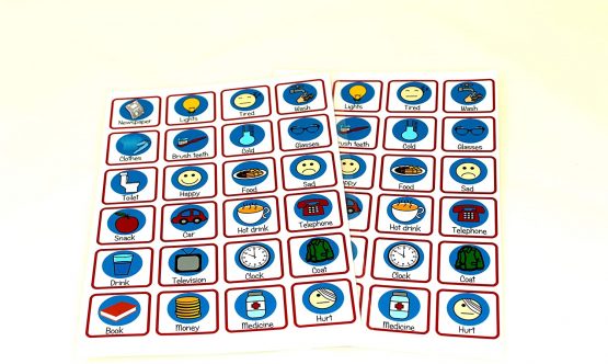 kids2learn Picture Word Communication Aid Flash Cards for adults dementia Alzheimer's autism adult - Image 4