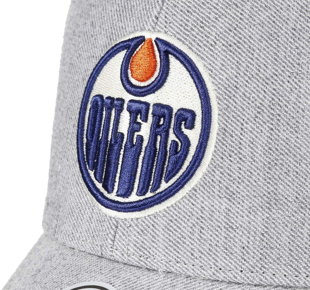 47 Brand Edmonton Oilers Adjustable Cap MVP NHL Storm Cloud Charcoal - One-Size, Oilers-Charcoal - Image 3