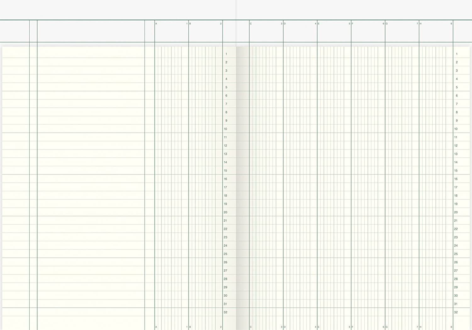 König & Ebhardt 8611581 Account Book Business Book Column Paper High-Gloss Painted Box, Blue, light blue - Image 4