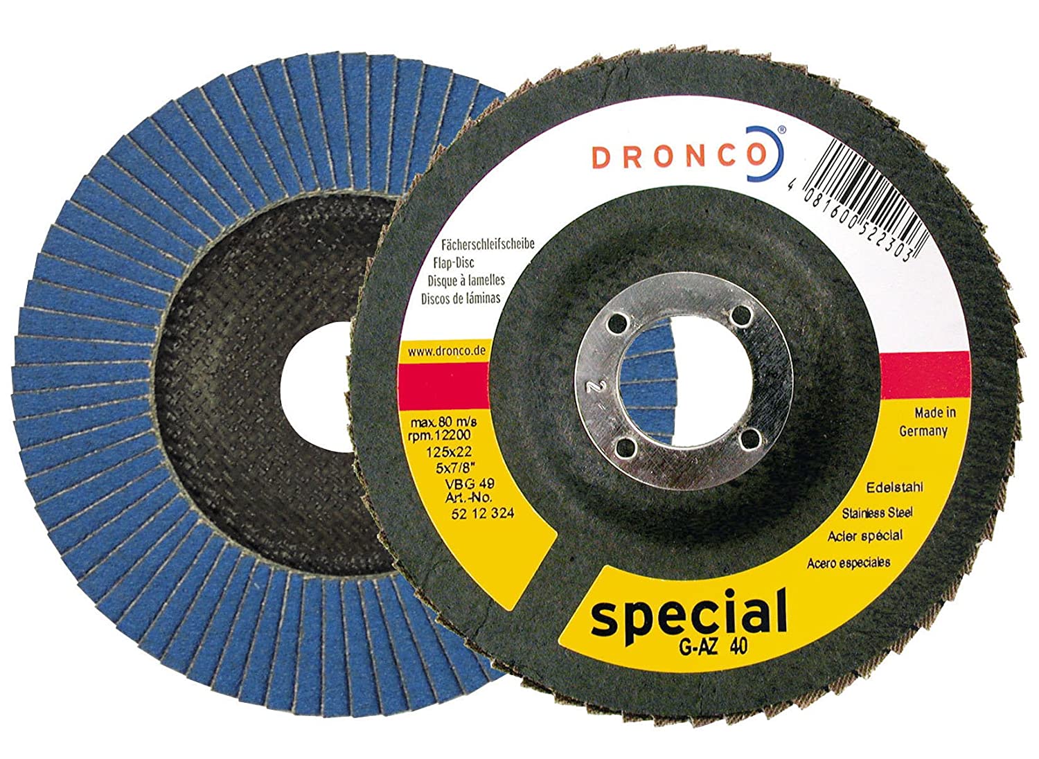 Dronco g-az - Disco laminas g-az zirconio/fvidro-115 g120p - Image 2
