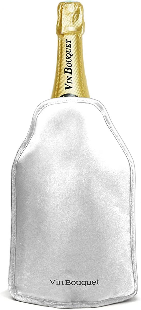 Vin Bouquet FIE 051 Silver cooler bag. Patented anti-slip system. Side elastics for a perfect fit - Image 4