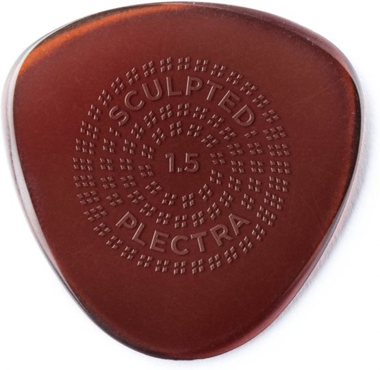 Dunlop Primetone Semi-Round 1.5mm Sculpted Plectra (Grip) - 3 Pack - Image 2