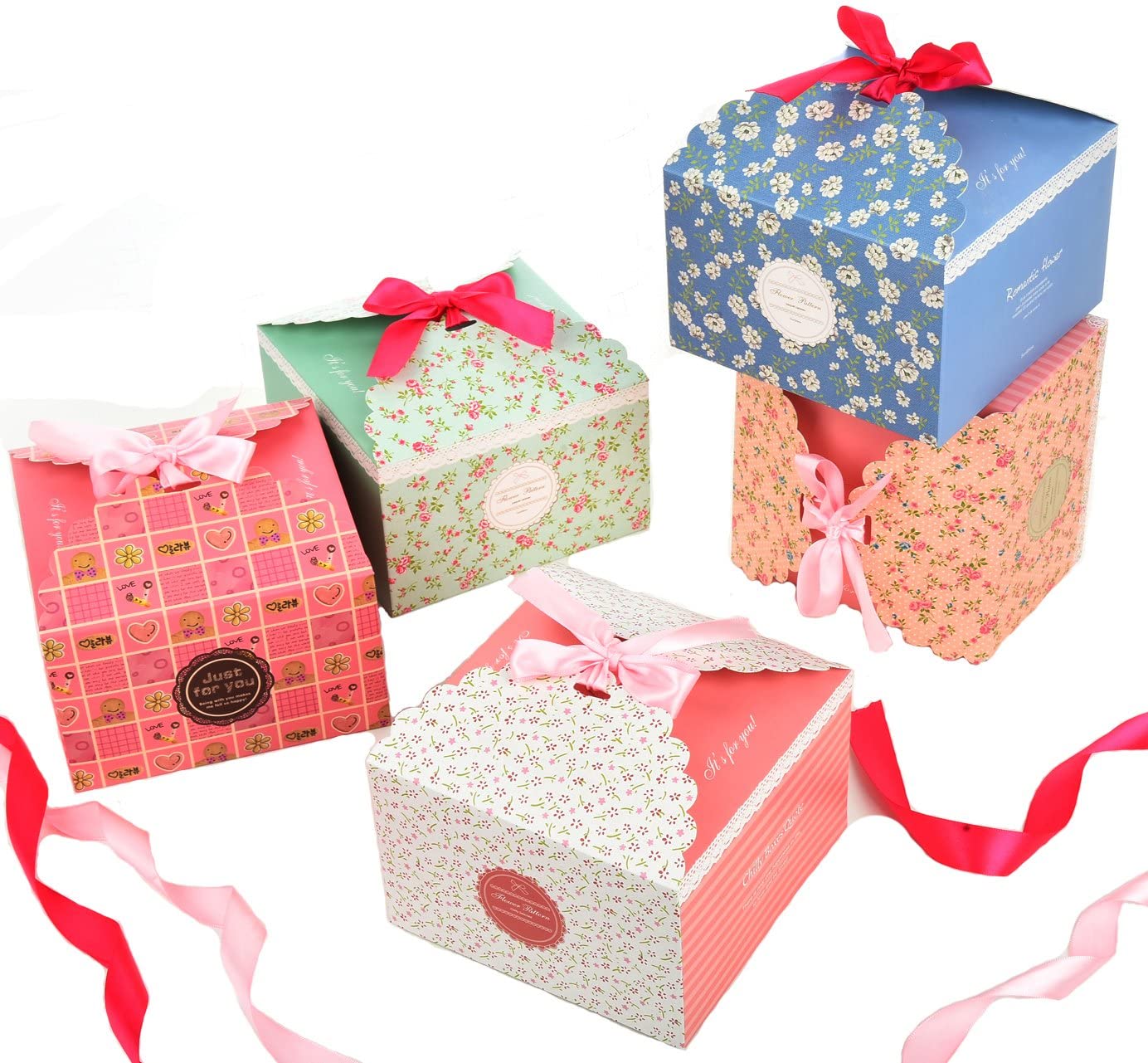 Gift Boxes, Fashionbabies Set of 15 Decorative Treats ...
