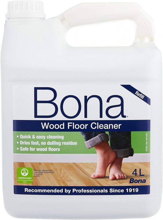 Bona Wood Floor Cleaner, 4L Refill
