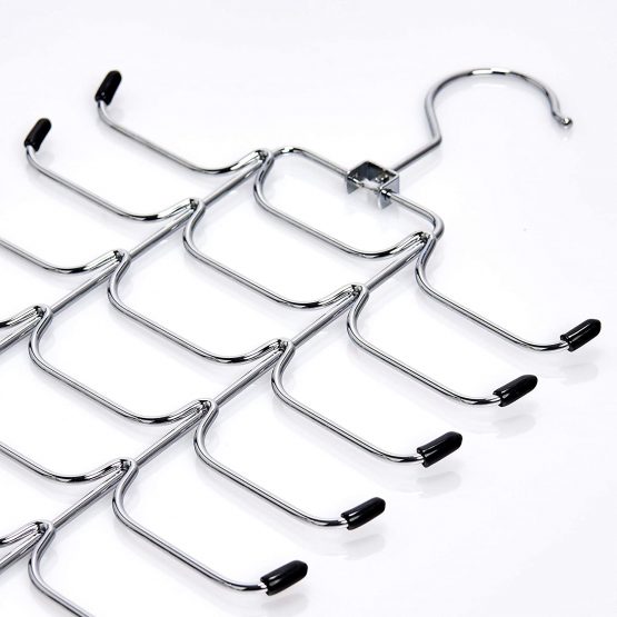 Zeller Belt Holder 21x40cm, Wood, Multi-Colour, 28 x 28 x 13 cm - Image 2
