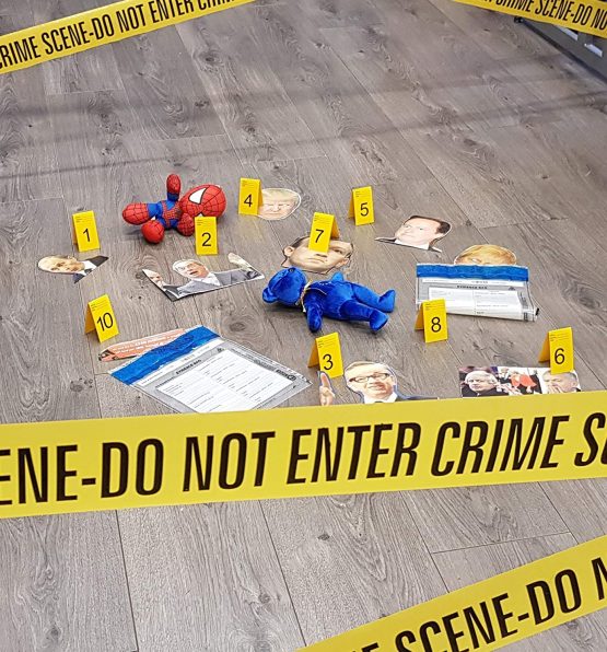 Kobe1 Crime Scene Kit:Crime Scene Barrier Tape,Do Not Enter (6mx1),Evidence Collection Bags (x2),Photo Evidence Markers, Frames(Cards:1 to 10),(7cm x 4cm Folded) - Image 2
