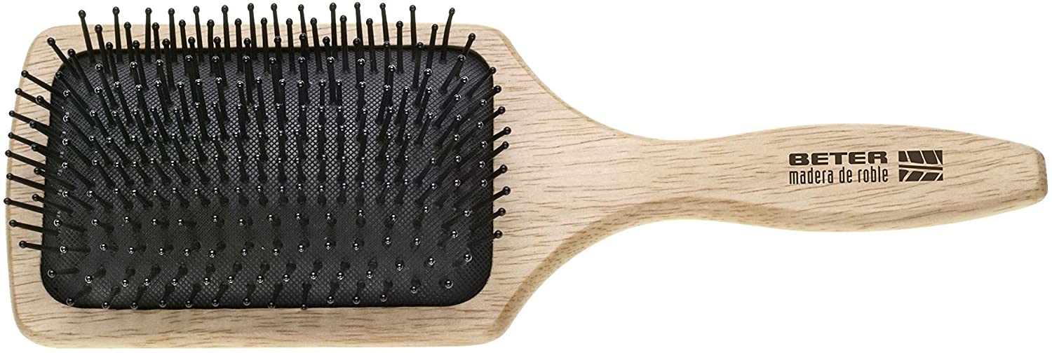 Cushion Brush, Ball-tip bristles, Oak Wood Collection, De madera
