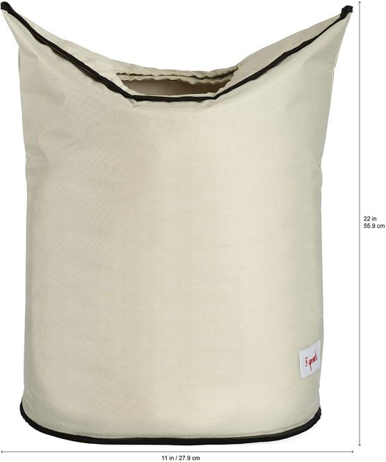 3 Sprouts Laundry Hamper – Baby Storage Basket Organiser Bin for Nursery Clothes - Image 4