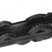 Design Toscano Dragon of Trelawny Manor Gothic Incense Burner and Candle Holder Statue, 25.5 cm, Polyresin, Grey Stone