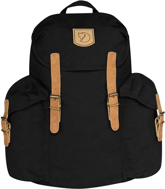 Fjallraven Unisex's Ovik Backpack, Black, 42 x 38 x 15 cm/15 Litre