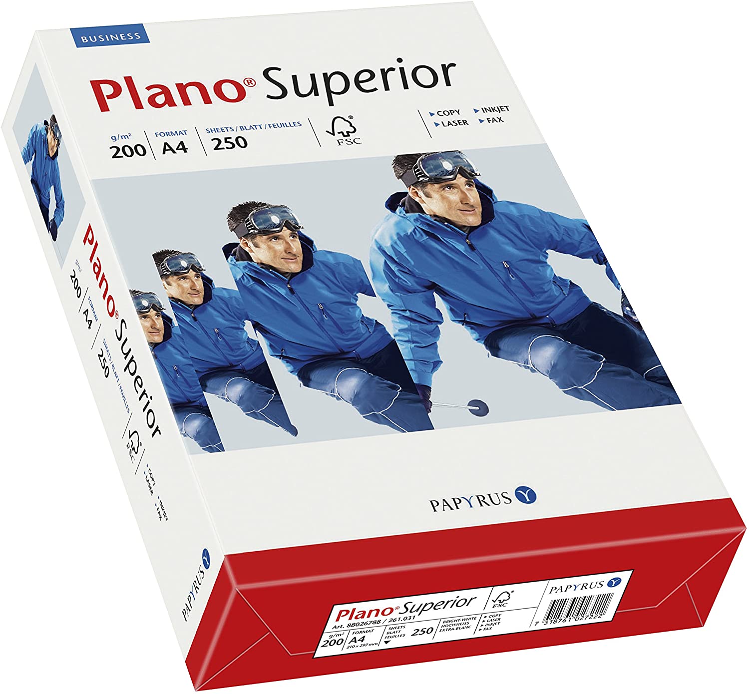 Papyrus PlanoSuperior 88026788 Multi-Purpose Paper 200 g/m² A4 250 Sheets White