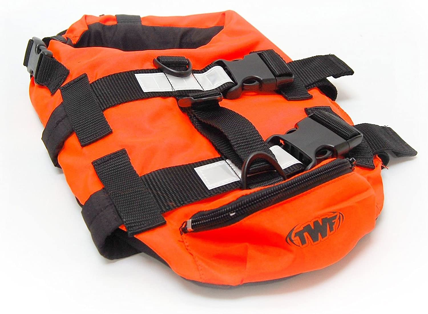 TWF Dog Lifejacket, Orange, Small - Image 3