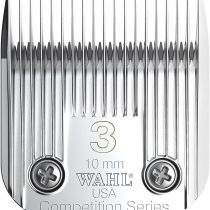 Wahl Competition Blade, Number 3F, Full Tooth Wide, Blade Set Animal Clipper, 10mm, Replacement Blades, Spare Clipper Blade, Pet Clipper Spares, Stainless Steel, Rust Resistant, Precise Cutting