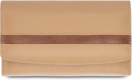 Nippes Solingen Nippes Premium Line Manicure Set 7 Pieces Real Cowhide Leather Case with Press Stud Beige - Image 3