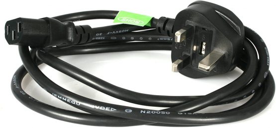 StarTech PXT101UK Standard UK Computer Power Cord, Power Cable, IEC 60320 C13 to BS 1363 (M), 6 ft, Black - Image 2