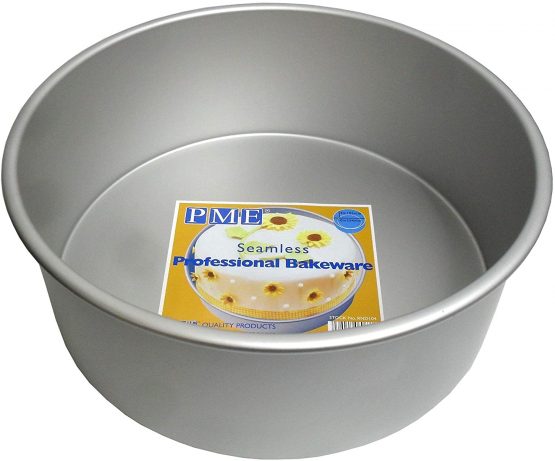 PME RND104 Anodised Aluminium Round Cake Pan 10 x 4-Inch Deep , Silver - Image 2