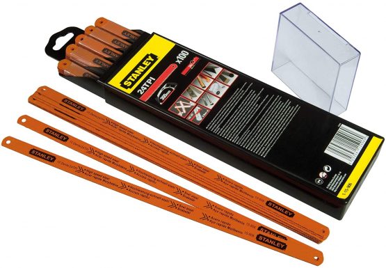 Stanley 1-15-906 Caja 100 hojas de Sierra Rubis para Metal 24dpp