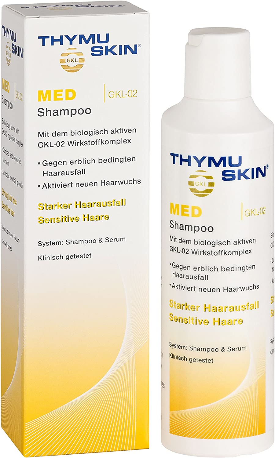 Thymuskin Med Shampoo 200 ml, yellow, 200 ml (Pack of 1) - Image 2