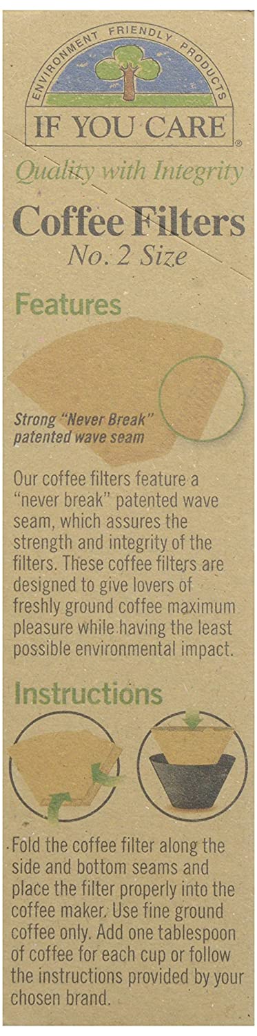 IF YOU CARE Coffee Filters No 2 100filt (PACK OF 1), No Color, 100 Count (Pack of 1) - Image 4