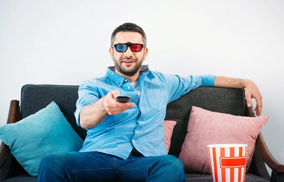 PRECORN 3D Glasses red blue Clip-On for Wearers of glasses Red/Cyan (3D-Anaglyph glasses) PC-Games - Image 2