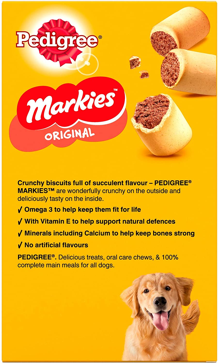 Pedigree Markies Biscuits Dog Treats Marrowbone 12 x 500g Packs BigaMart