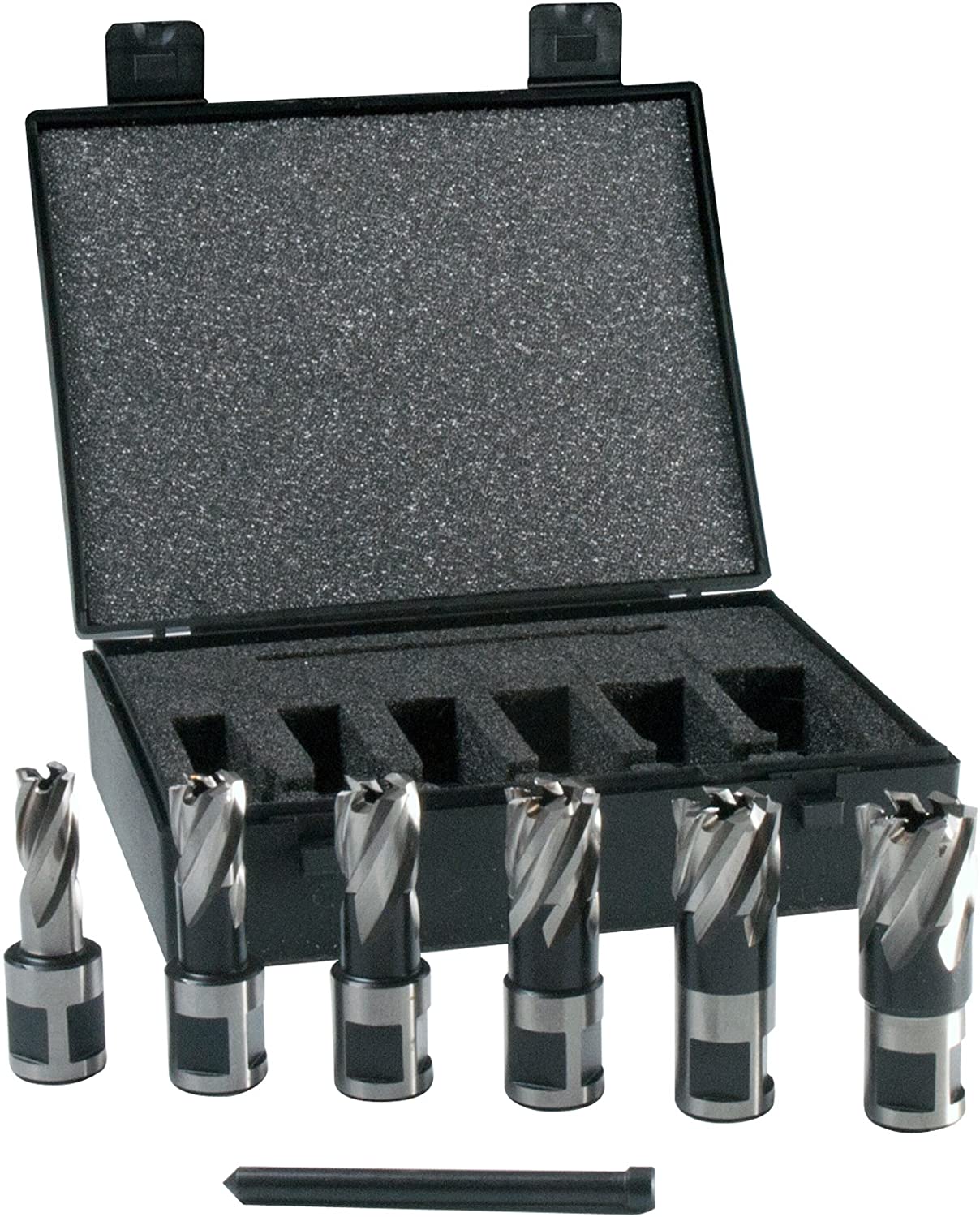 Evolution Power Tools HTCCUTKIT6S Short Series Magnetic Drilling Cutter Kit, 25 mm (Pack of 6), Orange