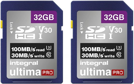 Integral 32GB 2 Pack SD Card with a 6 Slot Protective Metal Card Case - 4K Ultra-HD Video Premium High Speed Up to 90MB/s Read Speed - SDHC V30 UHS-I U3 Class 10 SD Memory Card Twin Pack - Image 2