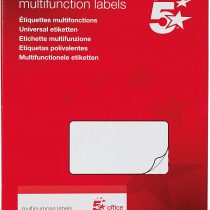 5 Star White Laser Labels 99.1x38.1mm 1400 labels