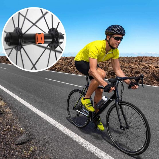 moofit Speed Sensor Bike ANT+ Sensor Speed Waterproof Wireless Cycle Speed Sensor Bluetooth for Wahoo, Zwift, Rouvy, Elite HRV, Peloton Openrider for iOS, Android - Image 4