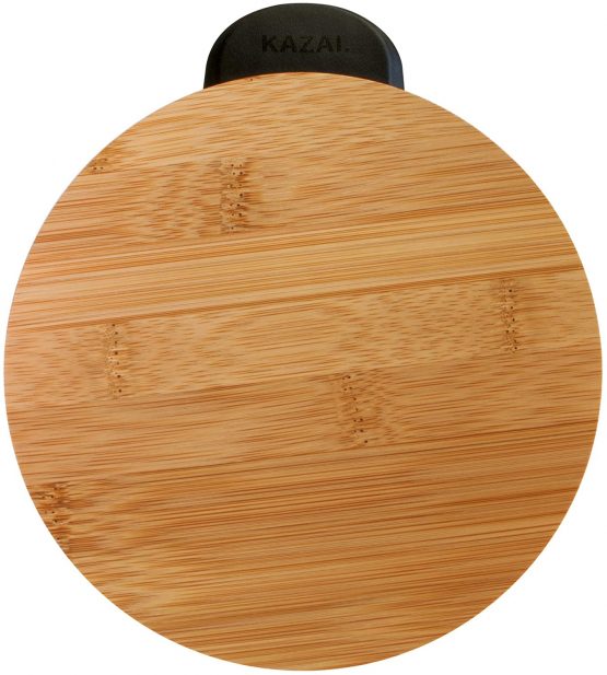 Kazai. 3L Designer Bathroom Bin | Superior Bamboo | Soft Closing | Anti-Finger | White - Image 3
