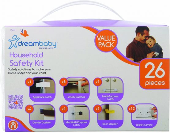 Dreambaby Household Safety Kit Value Pack (White, 26 Pieces)