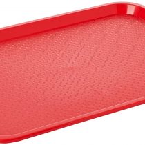 Kristallon P504 Foodservice Tray, Kristal Lon, Plastic, Medium, Red