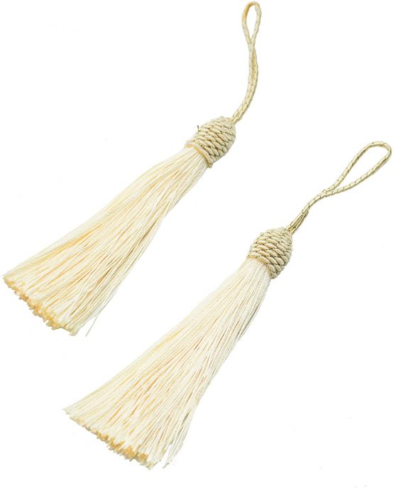 20pcs 15.5cm/6 Inches Silky Floss bookmark Tassels with 2-Inch Cord Loop and Small Chinese Knot for Jewelry Making, Souvenir, Bookmarks, DIY Craft Accessory(Army Green)