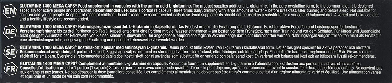 OLIMP SPORT NUTRITION Olimp L-Glutamine Capsules, Pack of 120 Mega Capsules, 120 count (Pack of 1) - Image 2
