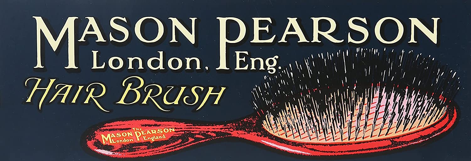Mason Pearson Large Bristle and Nylon Brush, Dark Ruby - Image 3