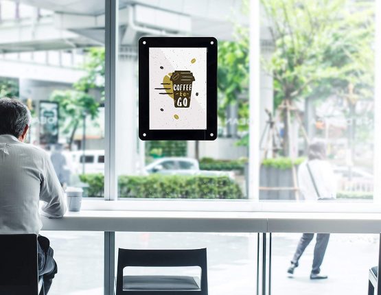 Securit PFW-A3-BL A3 Window Display Frame - Black - Image 4