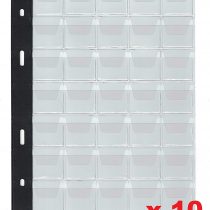 COLLECTOR Pages for Coin or Medal Album, Dividers, Folder Extra Refill Sheets Inserts or other brand coin book (Type 35 for Small Coins)