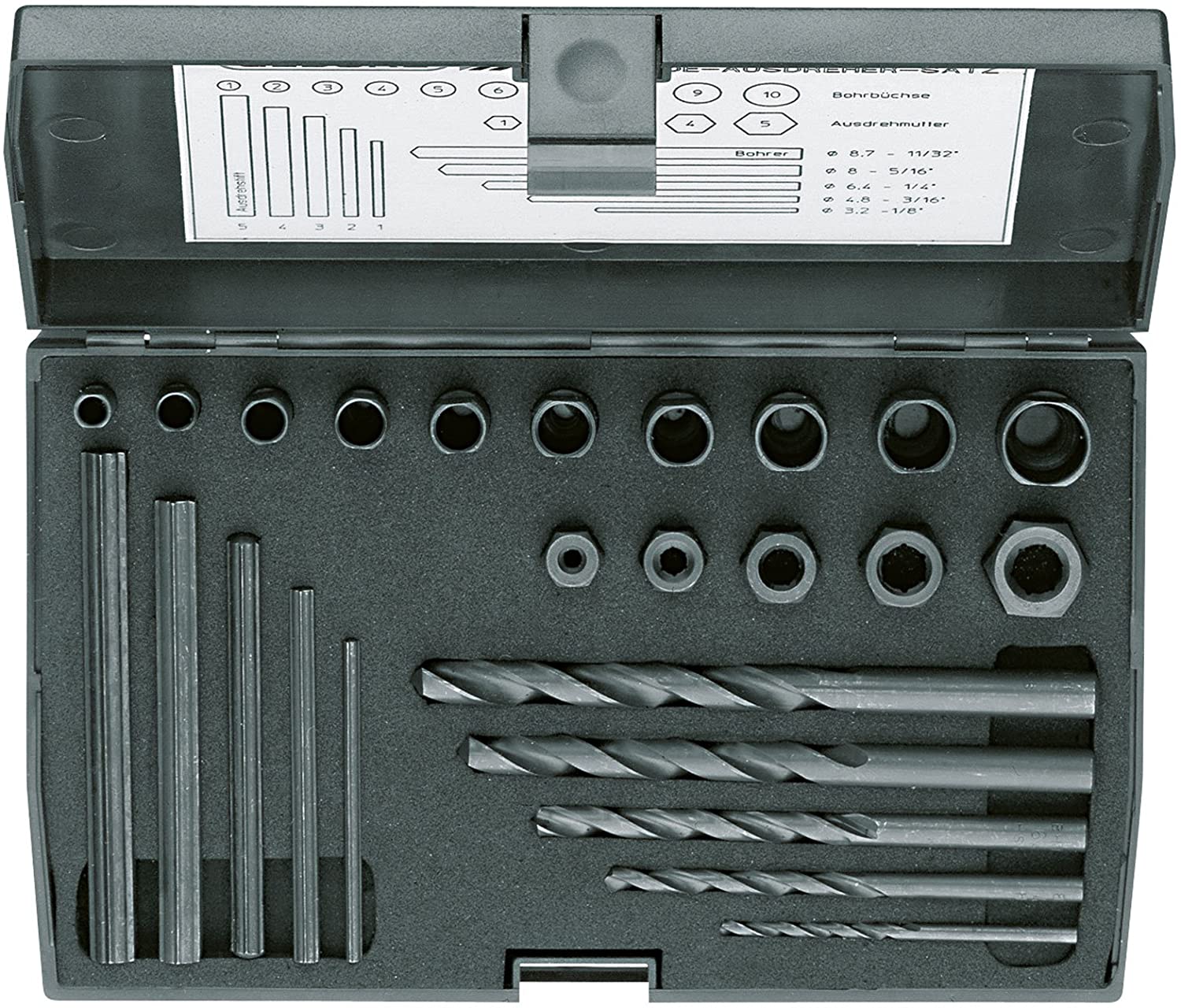 Gedore 8552-025 Screw Extractor Set