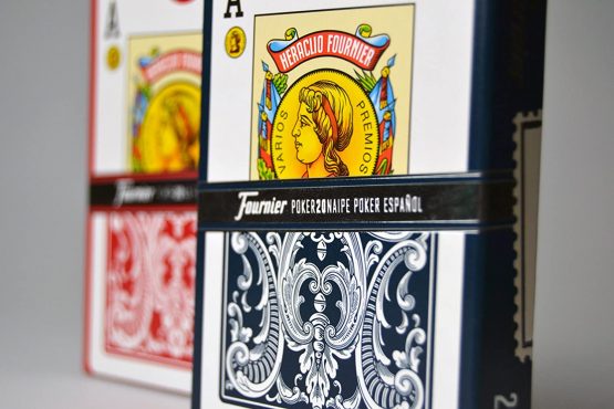 Fournier Spanish Poker Deck, Number 20, 55 Cards, Assorted Colours, Blue or Red (F21002) - Image 3