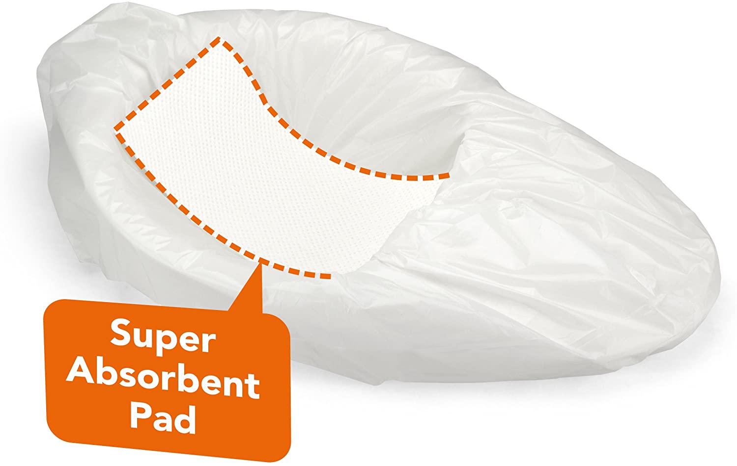 Care Bag 7711141 Bedpan Liner (20 liners), White, 1 Ste= 20 Stück - Image 4