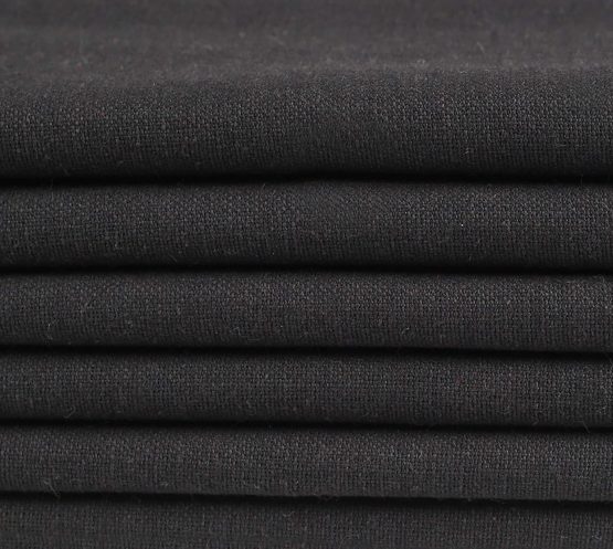 Cotton Clinic Cloth Napkins Washable Easycare Set of 12, 50x50 cm Soft and Comfortable Cotton Dinner Napkins Cloth for Wedding Party Dinner Table, Tea Party Napkins - Black - Image 3