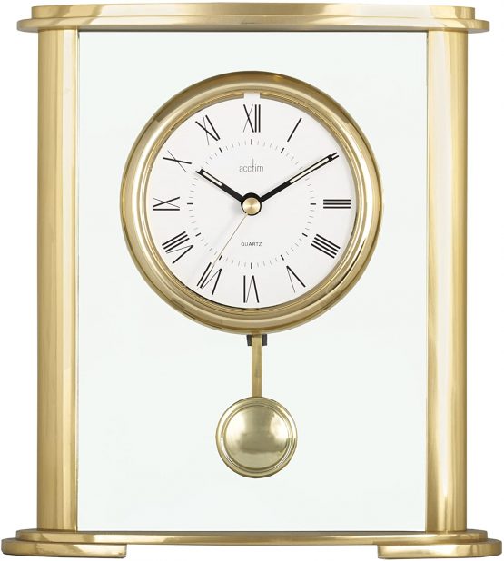 Acctim 36358 Welwyn Mantel Clock, Gold