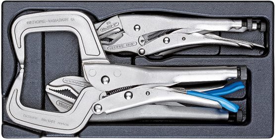Gedore Grip Pliers Set in 1/3 ES Module, 1500 137