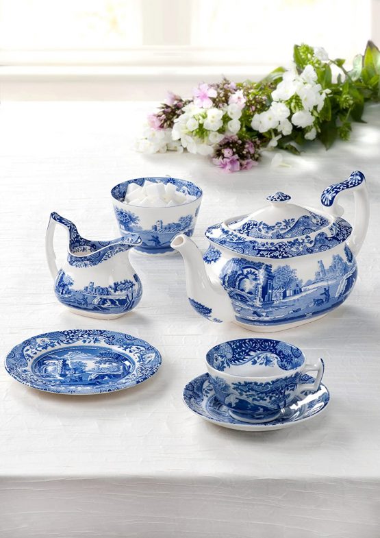 Spode Blue Italian Seconds Teapot 1.1 Litres - Image 4