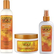 Curl Control Combo - Cantu Moisturizing Curl Activator Cream 355ml, Coconut Curling Cream 340g & Coil Calm Detangler 237ml